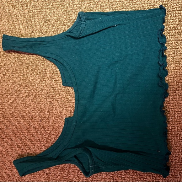 Gray Ruched Tank Top - Picture 4 of 6